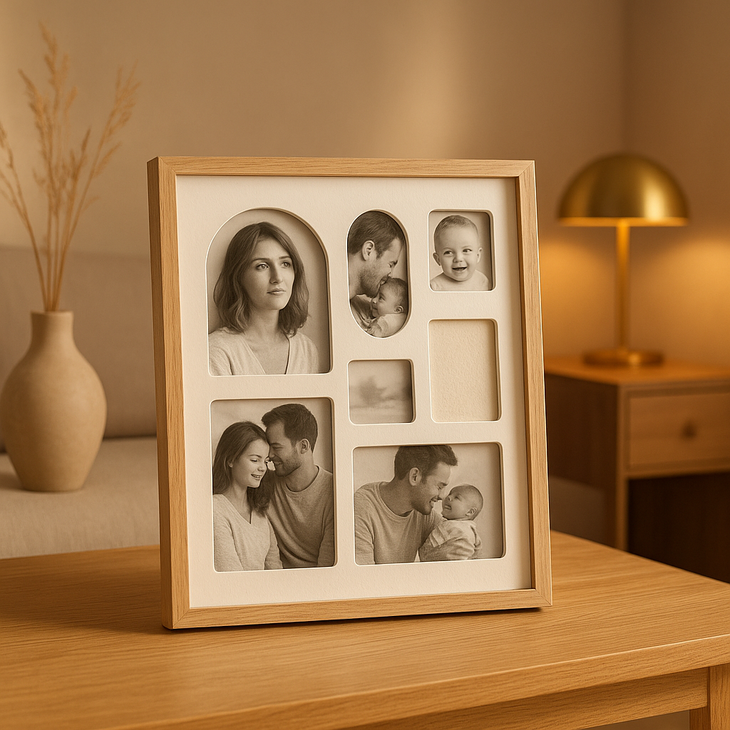 Cadre photo pêle-mêle original pour afficher vos souvenirs de façon créative et design