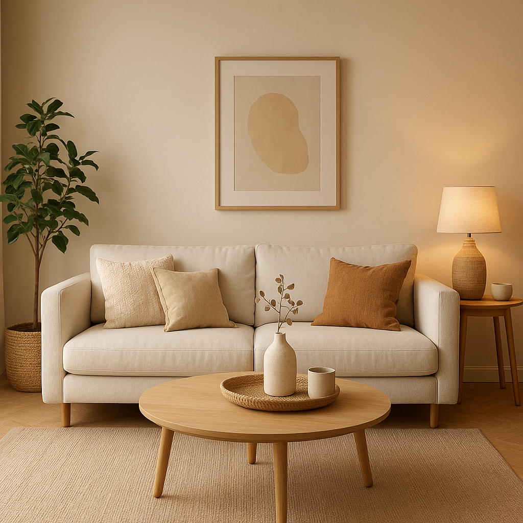 Décoration chambre nature avec des matériaux bruts et une ambiance apaisante pour un sommeil serein.