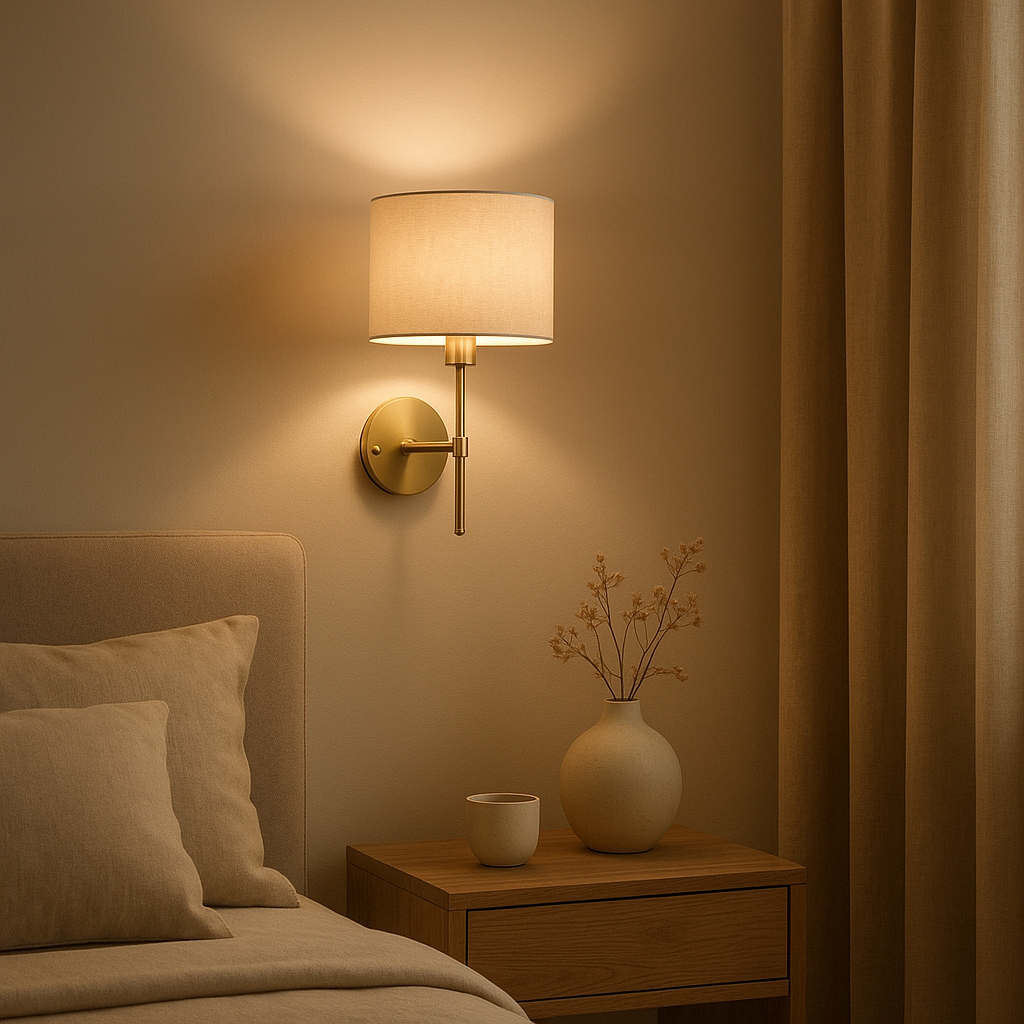 Applique murale design pour chambre, éclairage d'ambiance moderne et doux