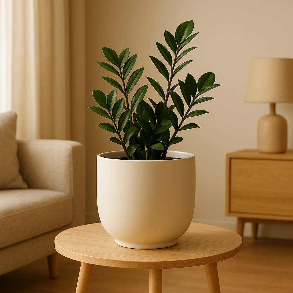 Cache pot 30 cm en macramé pour plantes d'intérieur, design bohème et naturel.