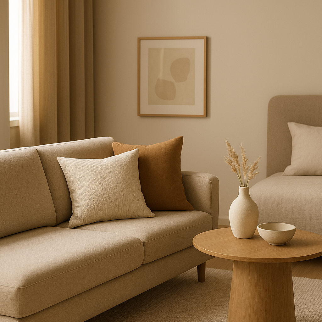 Coussins de salon design pour un intérieur moderne et confortable