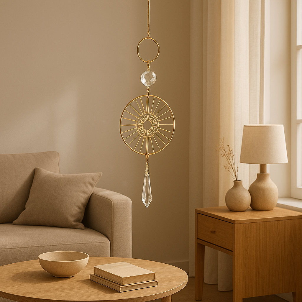 Stores occultants Suncatcher décorés de motifs capturant la lumière du soleil