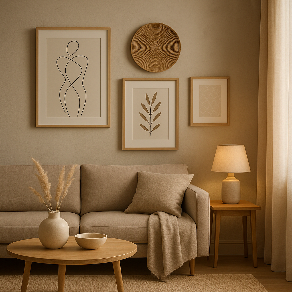 Décoration murale salon moderne pour embellir votre intérieur avec élégance