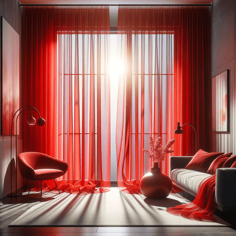 Des voilages légers et aériens, retenus par des attaches discrètes pour apporter une touche d'élégance à votre intérieur.
