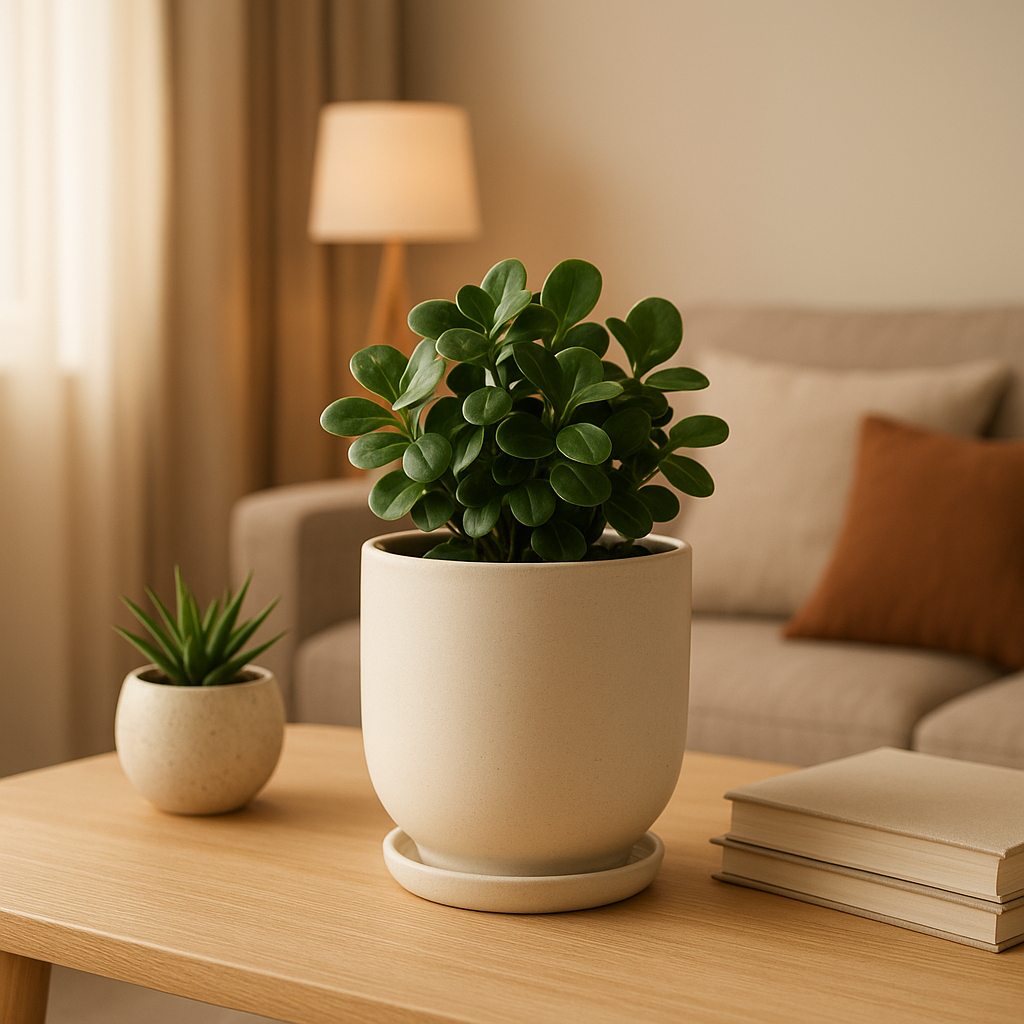 Cache pots en céramique artisanaux pour plantes d'intérieur, design moderne et naturel