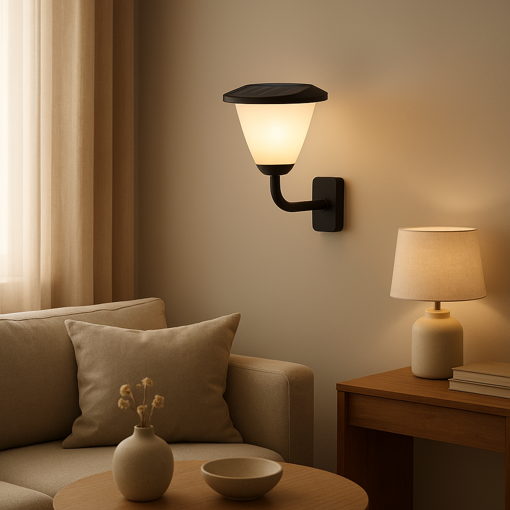 Applique murale extérieure solaire LED pour éclairer votre terrasse ou allée