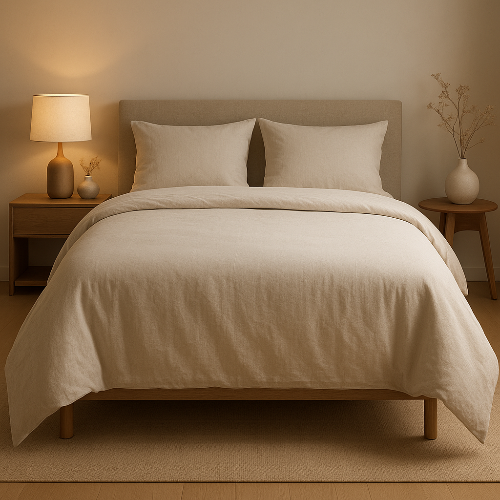Housse de couette facile à mettre seul, étape par étape, pour un lit impeccable.