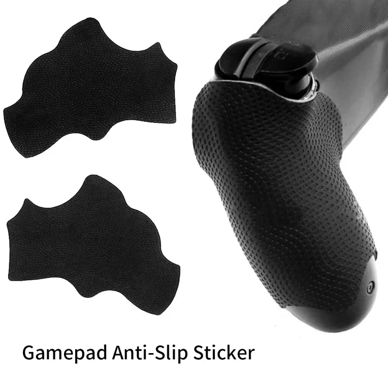 grip antidérapant noir texture micro perforée adhésif ergonomique manette jeu ps4 deux pièces