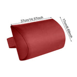 coussin repos tête chaise longue gris noir rouge mousse mémoire forme rectangulaire moderne portable