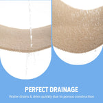 tapis douche bain antidérapant 40x60cm 50x80cm texture éponge moderne respectueux environnement easy clean