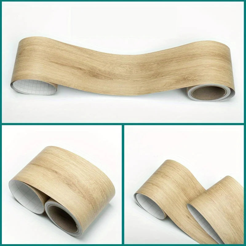 papier peint auto adhésif texture bois moderne gris clair beige noir blanc 10cm 5m