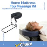 support tête massage matelas oreiller forme structure métallique réglable hauteur inclinaison minimaliste relaxation face
