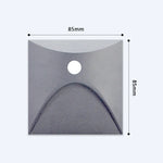 applique murale led sensorielle noir blanc gris contemporaine fixée mur vis câble interrupteur