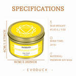 bougie parfumée romarin cristal soleil méditation décoration intérieure cadeau femme moderne minimaliste
