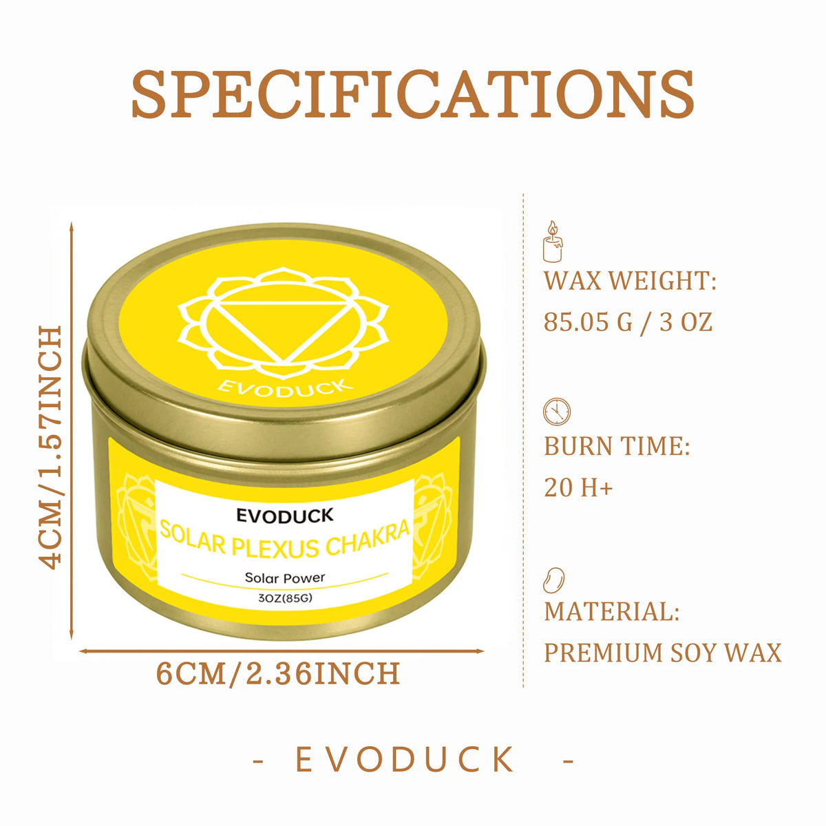 bougie parfumée romarin cristal soleil méditation décoration intérieure cadeau femme moderne minimaliste