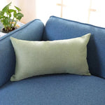 coussin décoratif rectangulaire rouge gris orange amovible lavable 30x50cm moderne fibre polyester