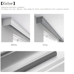 Rail double rideau aluminium installation fenêtre