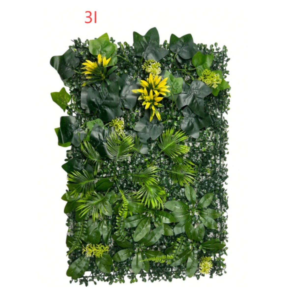 panneau végétal artificiel herbe feuilles fleurs moderne décoration extérieur opacité vert maison