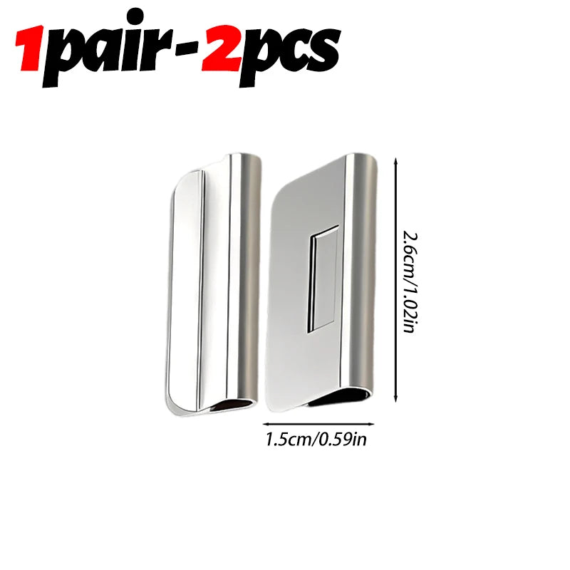 clips magnétiques rideaux argentés modernes empêcher fuite lumière chambre maison 12 paires 24 pièces