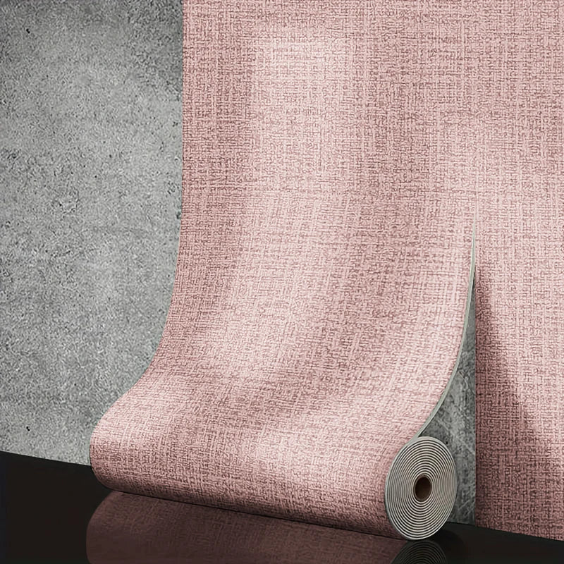 papier peint mural 3d moderne adhésif texture lin blanc gris bleu vert rose beige