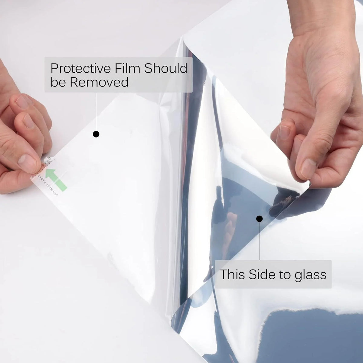 film d'isolation thermique argenté adhésif protection uv moderne 40cm 50cm 1m 3m