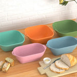 caissettes cuisine silicone couleurs vert clair orange rayures horizontales moderne poignées