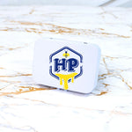 boîtes métalliques réutiliables noires blanches modernes slots cartes clips