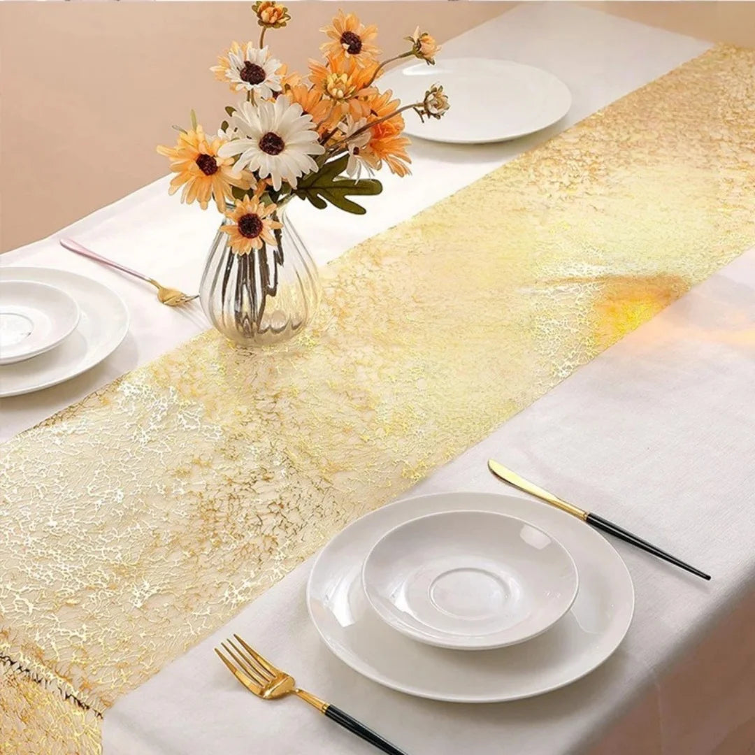 tableau decoratif doré branches transparence brillance saisonnalite mariage pâques ramadan festive