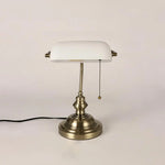 abat jour classique vert blanc durable tringle lampe décoration intérieure centrope table
