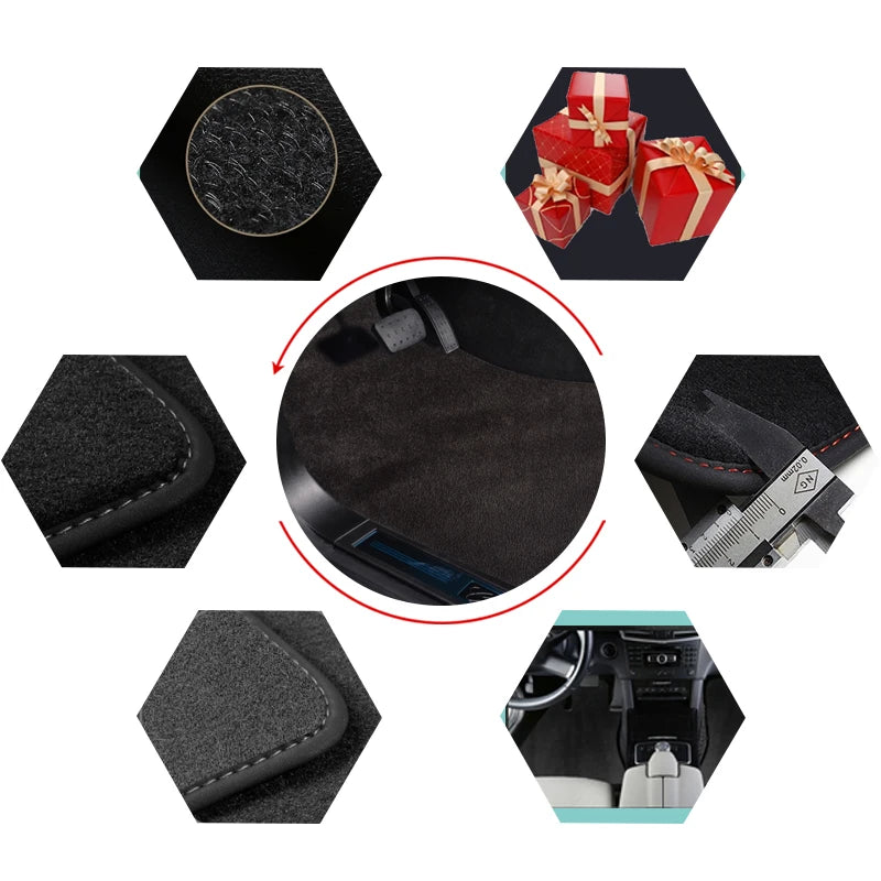 tapis sol voiture noir anti dérapant adhésif moderne 2013 2017 range rover vogue iv
