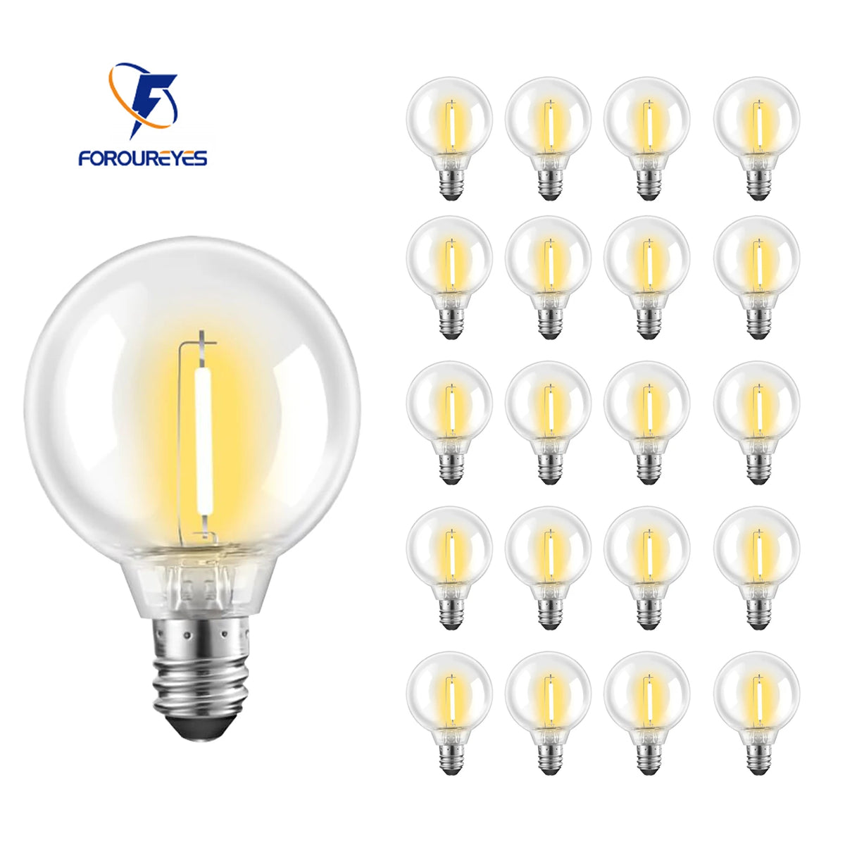 ampoules led filament doré blanc chaud vintage 20pcs e12 étanches 110v 220v 24v 5v