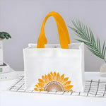 sticker moderne fleur tournesol blanc jaune adhésif intérieur extérieur 21cm 29.7cm