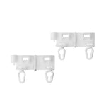 rideau blanc transparent moderne clips fenêtre 2m 4m 6m 8m