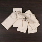 serviettes table maison restaurant lin coton 50x50cm 45x45cm rustique classique