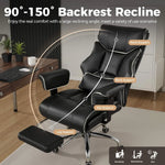 fauteuil noir simili cuir moderne roulettes oreiller supplémentaire basse hauteur
