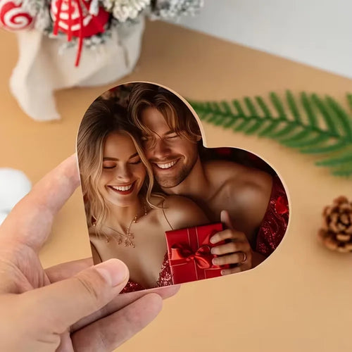 cadre photo acrylique transparent moderne photo imprimée 10cm 12cm 15cm couple famille artístico