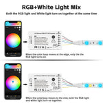 contrôleur led zigbee 30m app voix blanc moderne abs 270w 12v24v