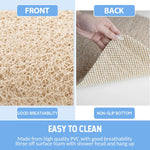 tapis douche bain antidérapant 40x60cm 50x80cm texture éponge moderne respectueux environnement easy clean