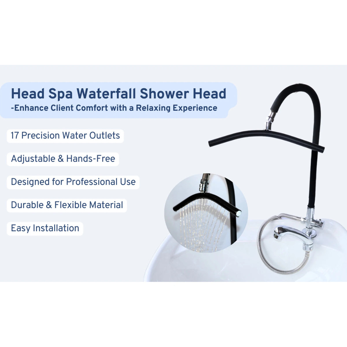 vasque shampooing blanc moderne vasque cheveux opaques réglable salle spa coiffeur