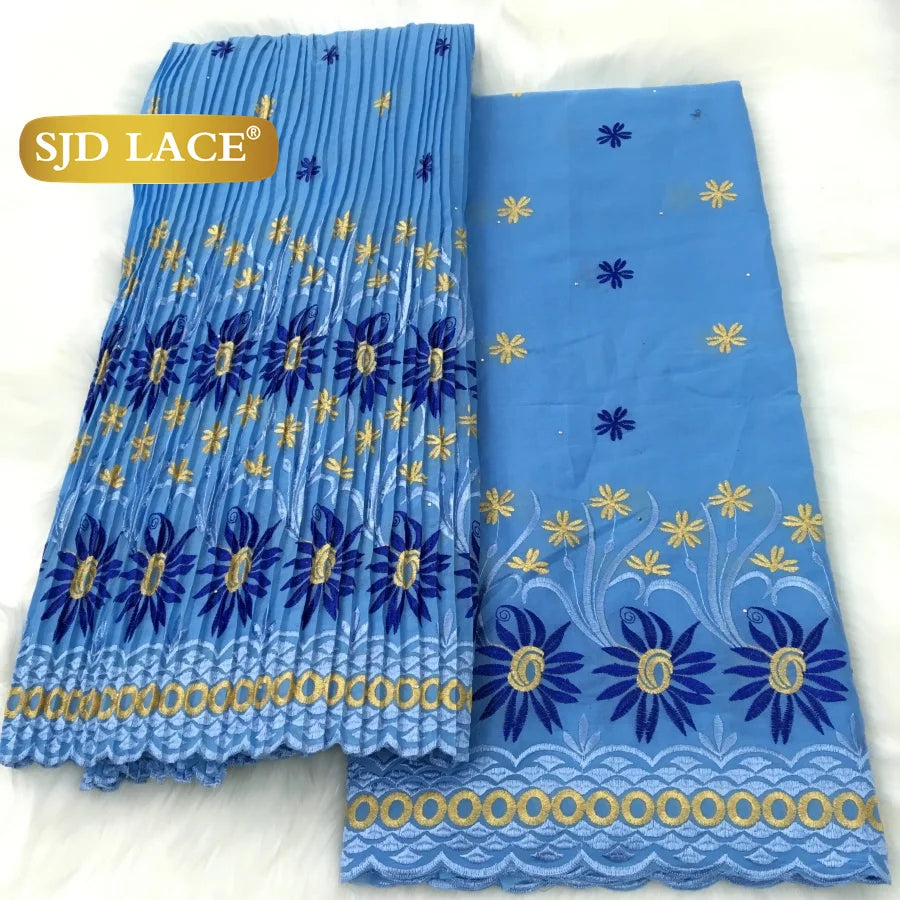 tissu dentelle traditionnelle fleurs roses jaunes vert foncé rouge bleu clair mariage occasion formelle