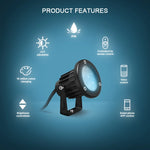 projecteur extérieur led 24v rgbcc 180deg moderne connectable smartthings