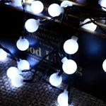 guirlande lumineuse solaire blanc festif extérieur jardin panneau solaire led opaque festiveextérieurDecoration