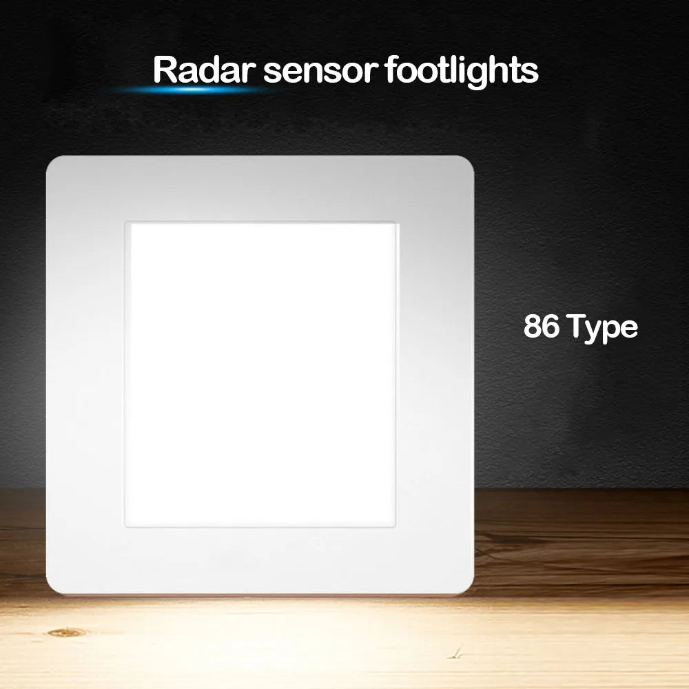 plaque lumière led moderne blanc or gris noir 6500k 90mm 86mm fixations