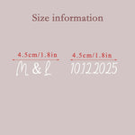 stickers photo personnalisés mariage coeurs modernes noirs blancs 18+