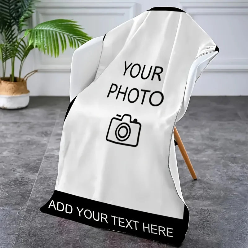 serviette plage microfibre rapide sèche imprimée photo personnelle blanc moderne absorption haute machine lavable
