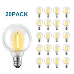 ampoules led filament doré blanc chaud vintage 20pcs e12 étanches 110v 220v 24v 5v