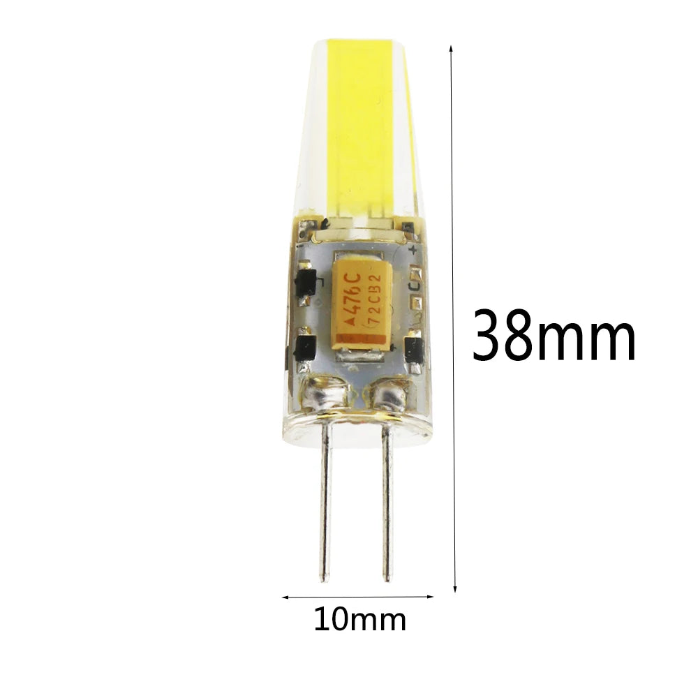 ampoule led 3w 12v 220v g4 360 angle blanc chaud 2700k moderne compact transparent