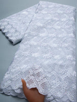 tissu voile dentelle brodée florale rose bleu élégant mariage soirée prom