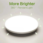lampe suspendue moderne blanc surface 15cm 18w 24w 36w 48w 6500k 4500k 3000k