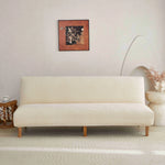 housse canapé lit couverture polyester feuilles palmier moderne gris opaque lavable machine